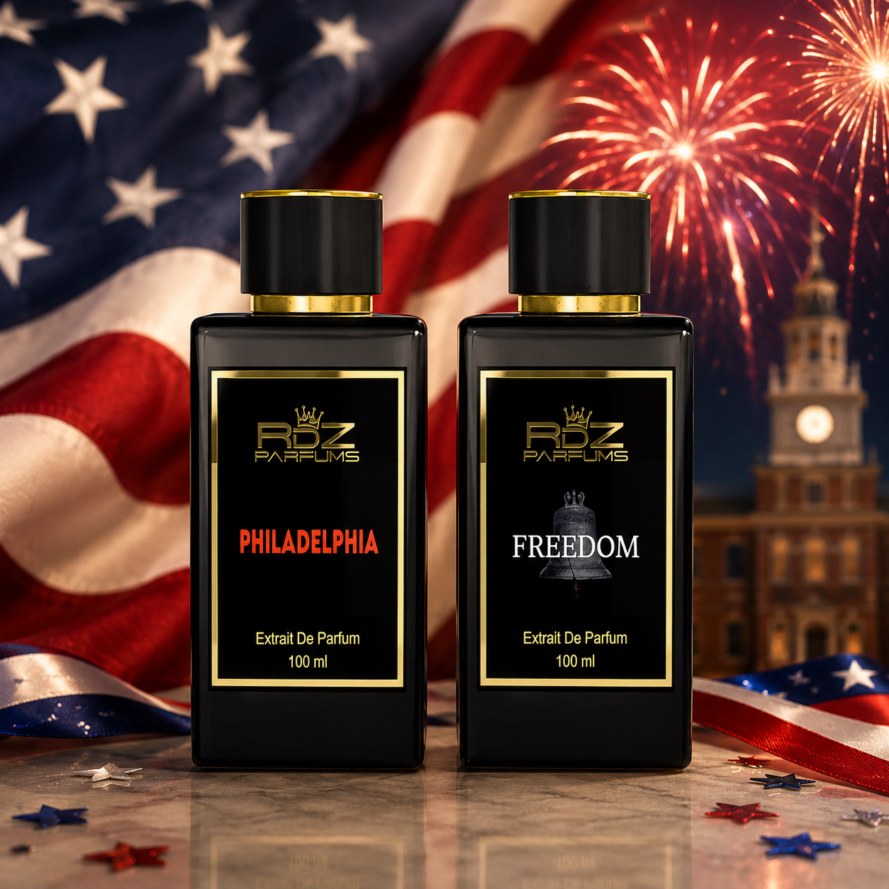 America 250 Bundle - Philadelphia & Freedom – 100ml Extrait de Parfum